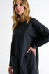 Shan Sofia Long sleeve top with front pockets